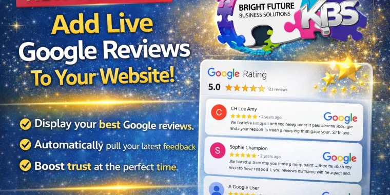 Add Live Google Reviews To Your Website