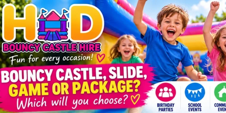 Bouncy Castle, Slide, Game Or Package, Which Should You Choose
