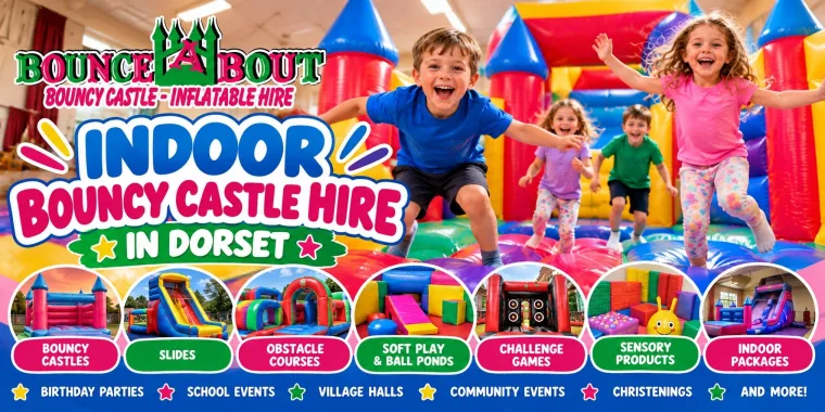 Indoor Bouncy Castle Hire, How To Plan The Perfect Party Whatever The Weather