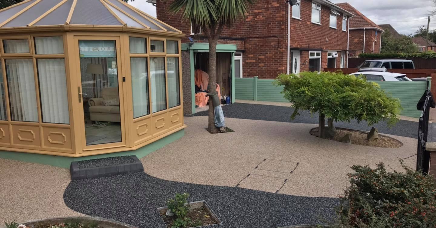 A Bespoke Resin Bound Driveway In Darlington, County Durham