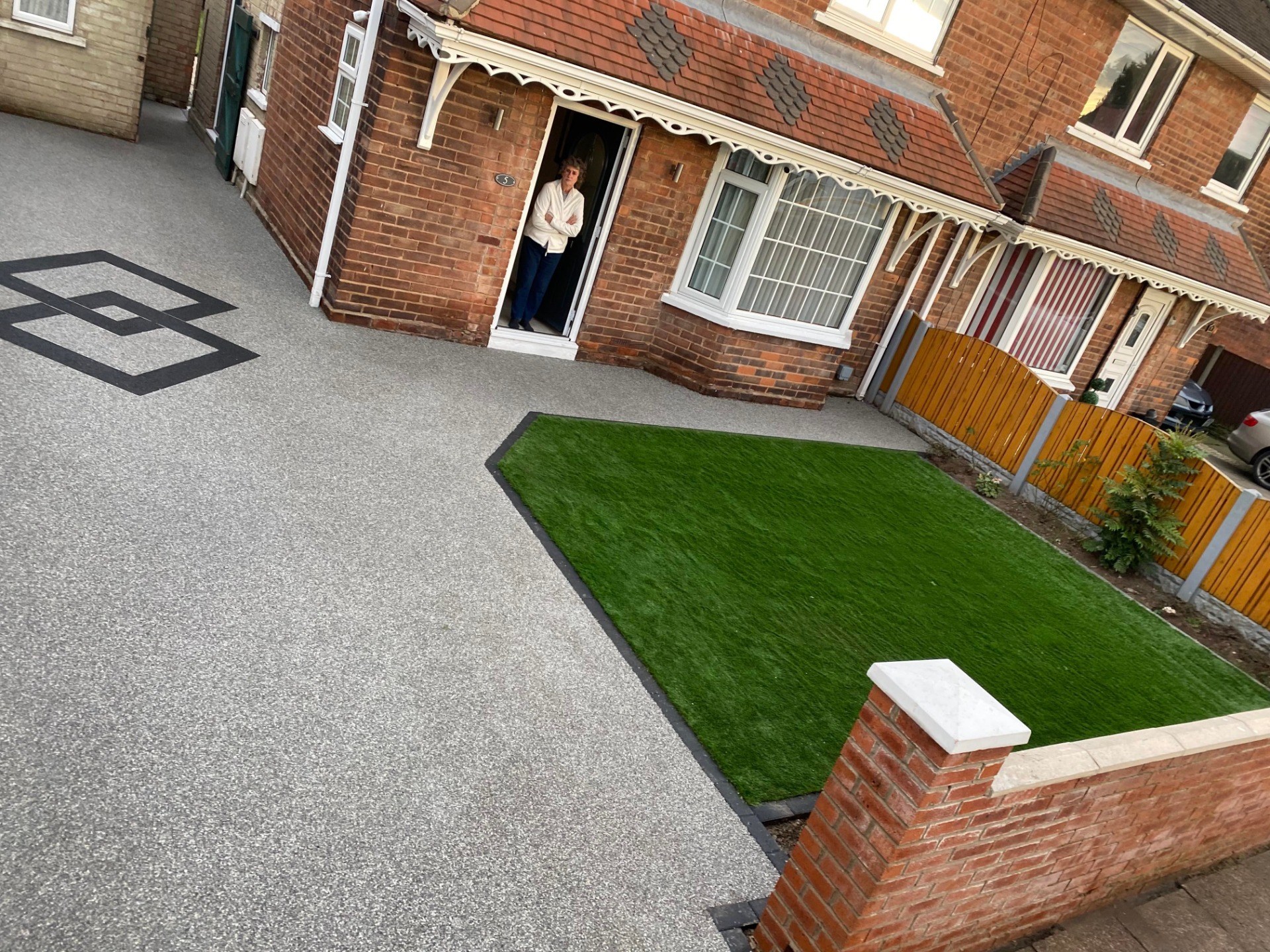 Artificial Grass And Resin Bound Install In Rossington, Doncaster