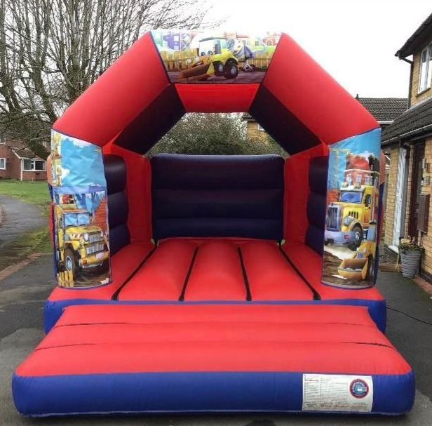 11 X 15ft Digger Leicester Bouncy Castle Hire Broughton Astley