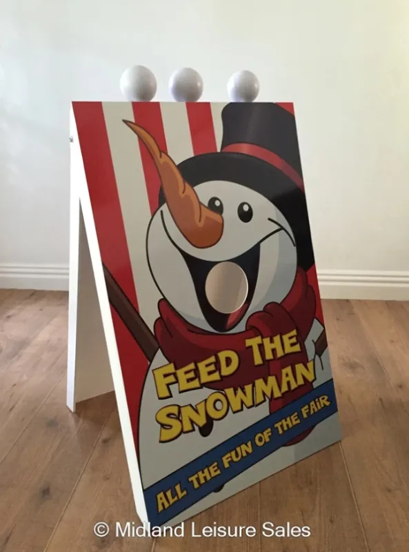Christmas Games | Feed The Snowman Side Stall Game | Grotto Games ...