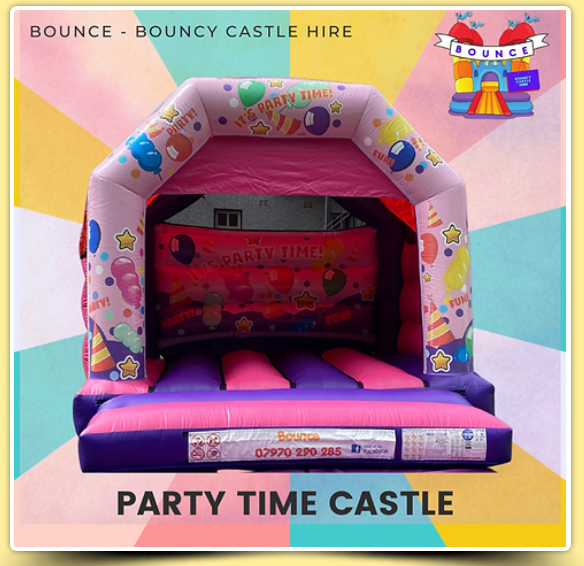 Pink Party Castle For Hire In Plymouth And Surrounding Areas Bouncy
