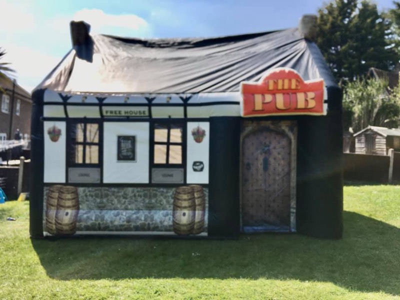 Inflatable Pub - Bellyflops Amusement 