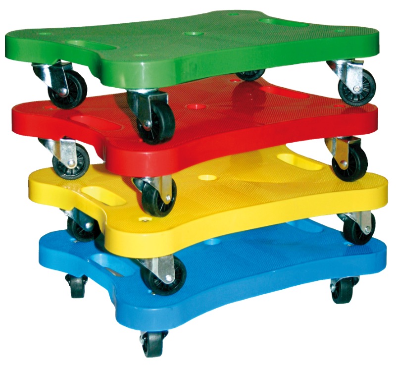 Wheelie Boards Sensory Ideas