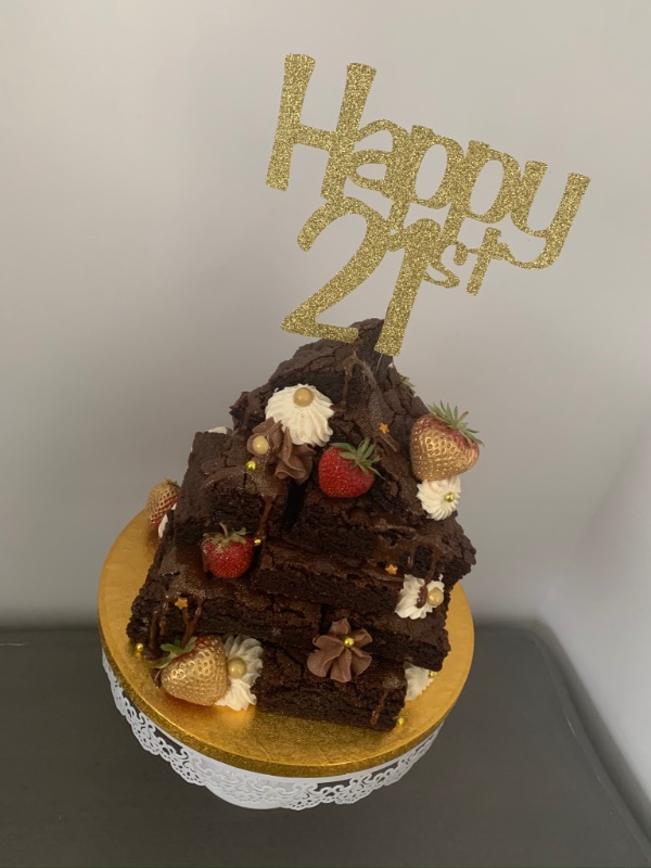 Brownie Stack Cakes by Andrea