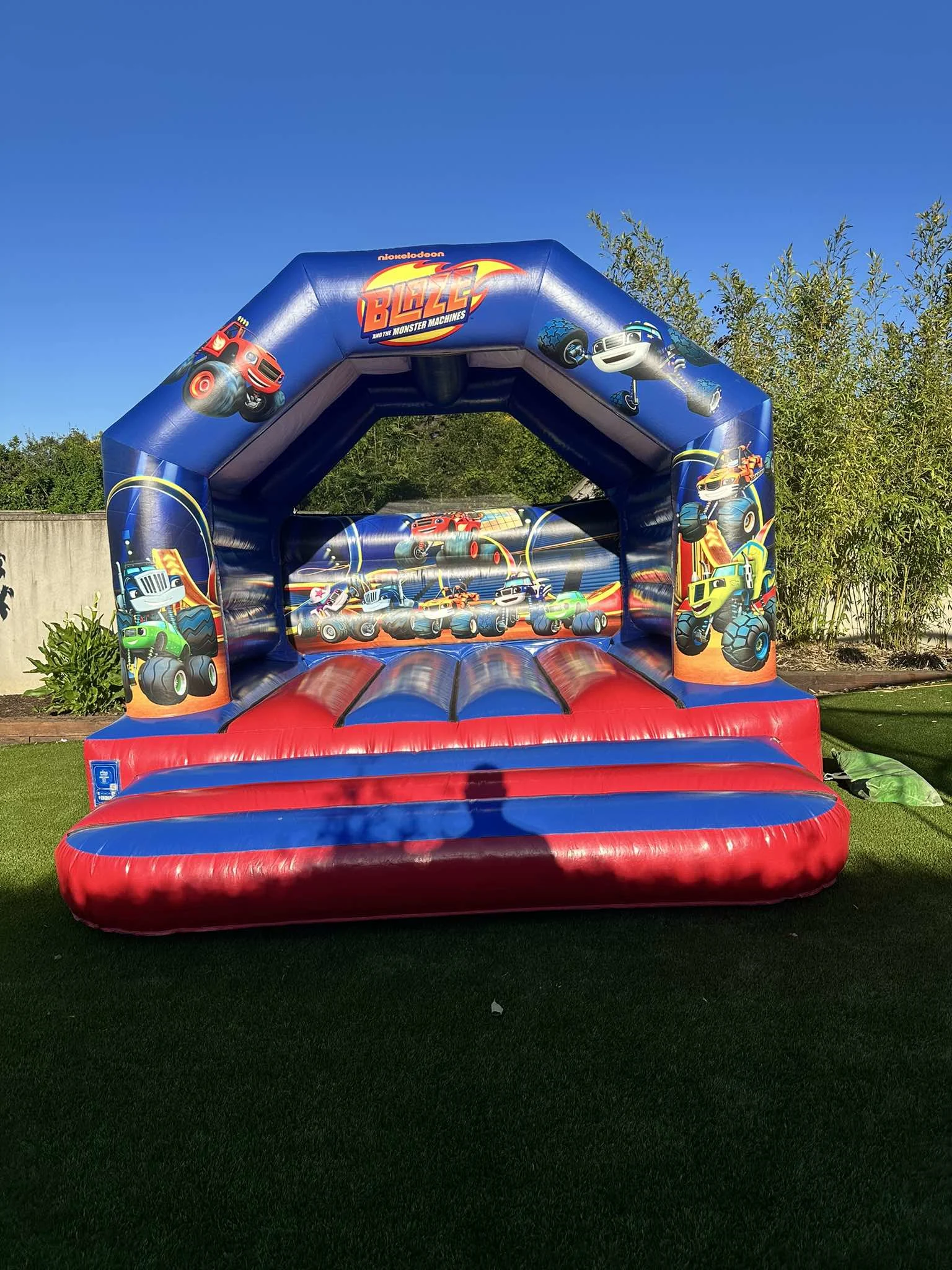 Blaze Monster Trucks Bouncy Castle