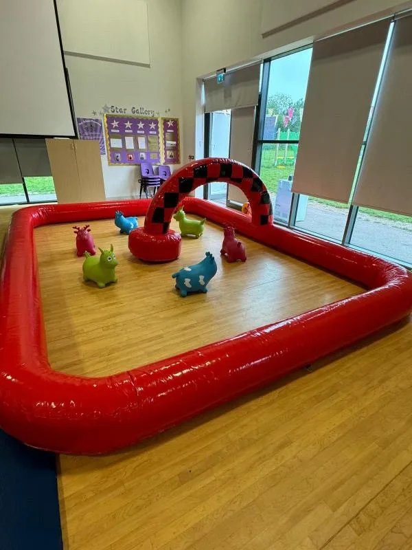 Didi Car / Happy Hopper Inflatable Race Track For Hire In Canterbury, Kent Canterbury Bouncy