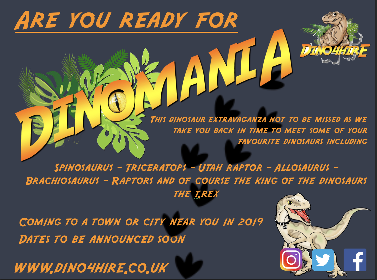 Dinomania Rolls Out