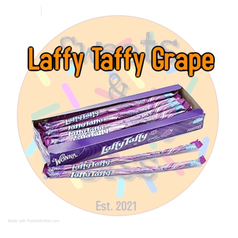 Wonka Laffy Taffy Grape Sweets & Treats Diss