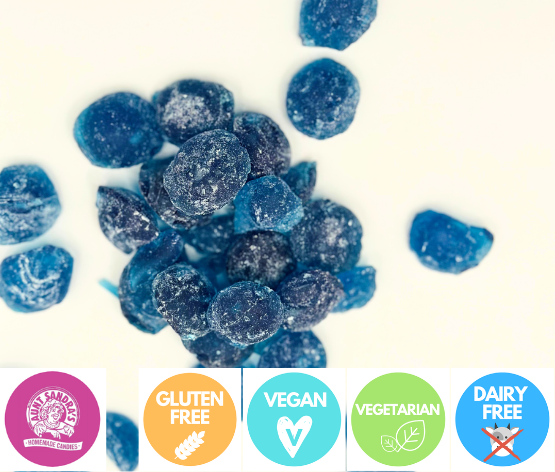 Blue Raspberry Drops - Handmade Candies in Belfast