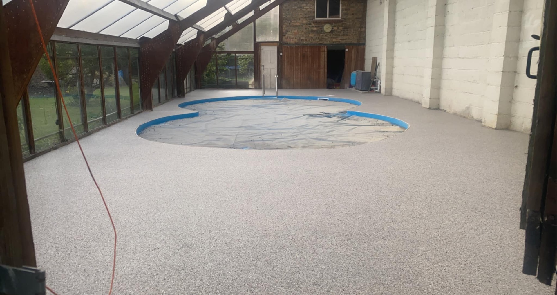 Swimming Pool Resin Bound Install In York