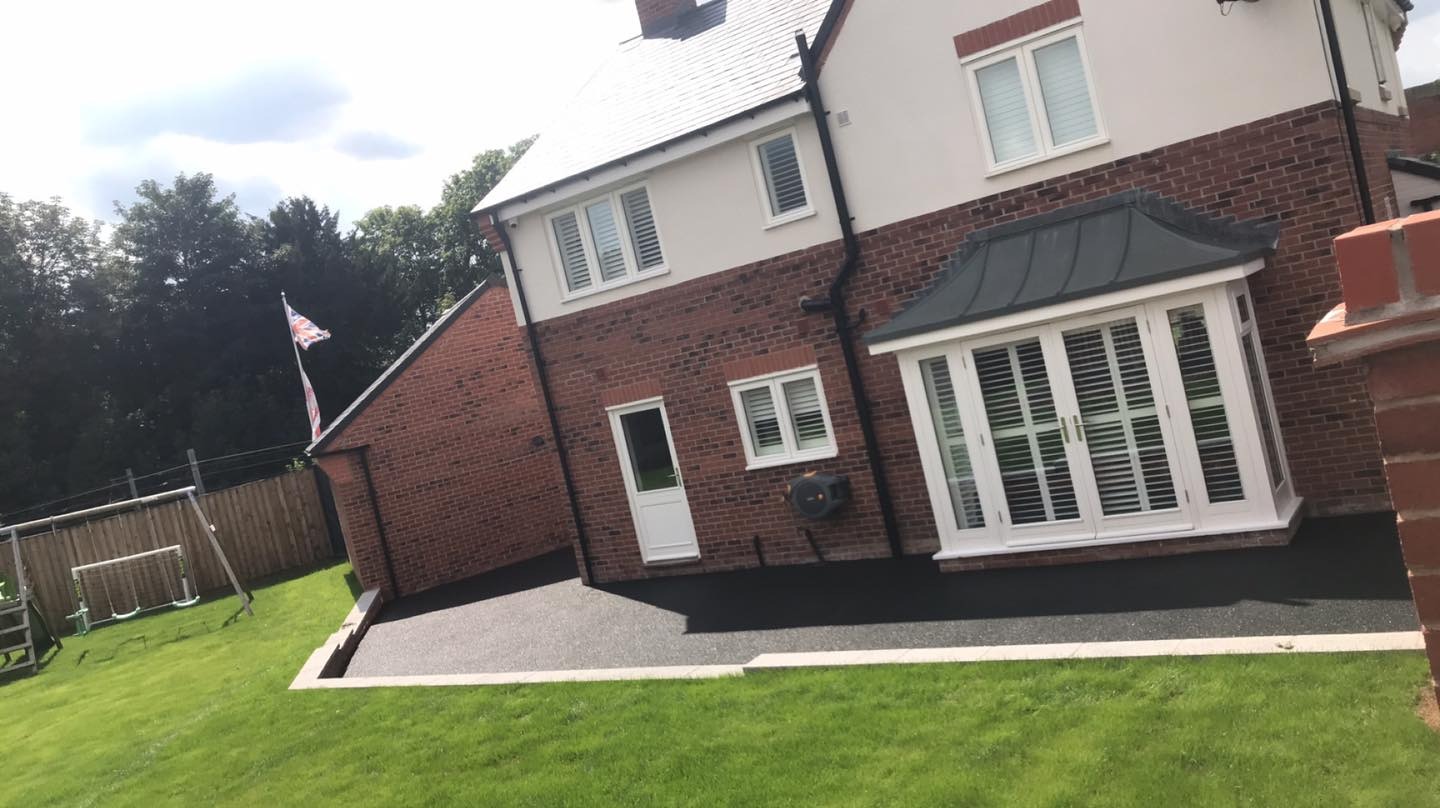 Resin Bound Patio In Retford, Nottinghamshire