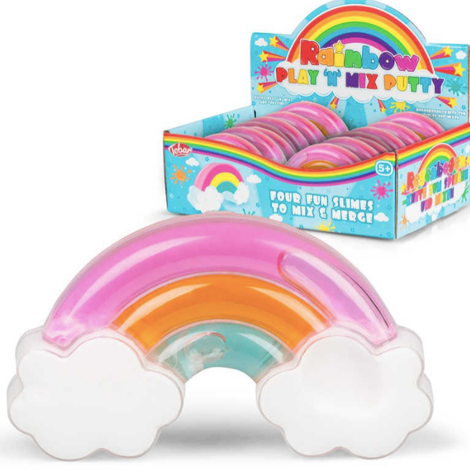 Rainbow Putty Sensory Ideas