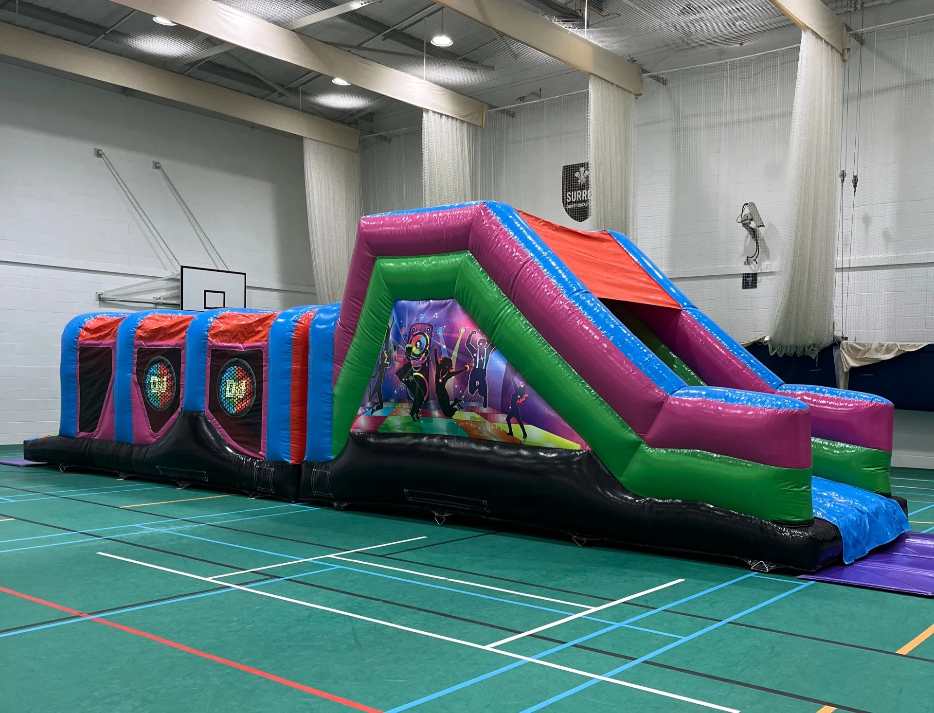 Large Assault Course Jaimies Castles, Bouncy Castle & soft play Hire