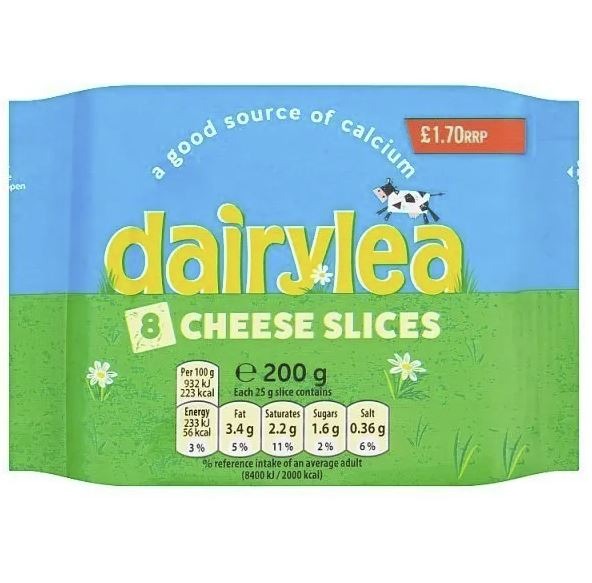 Dairylea Cheese Slices 8 X 20.5g (164g) OBW Wholesale