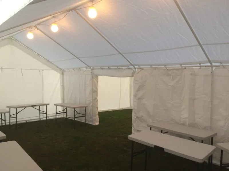 Heated gazebo tent sale