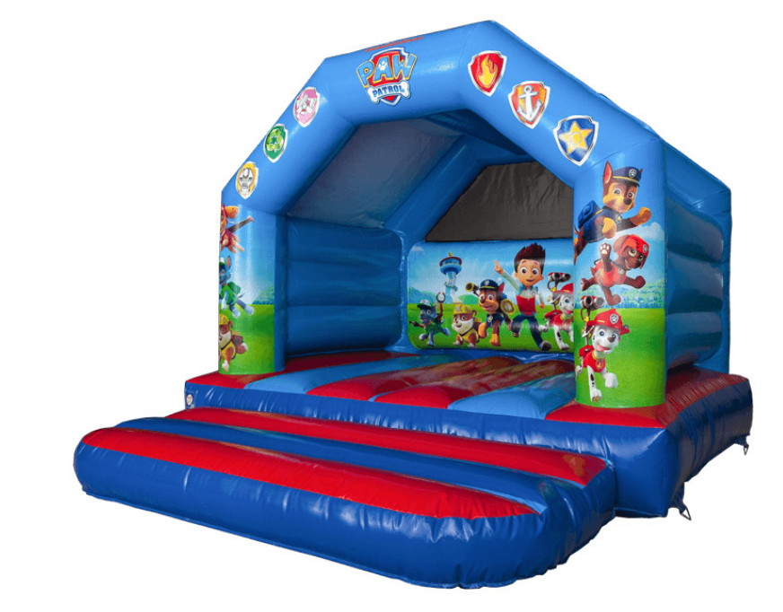 The New Paw Patrol Bouncy Castle Out In Rainford St Helens