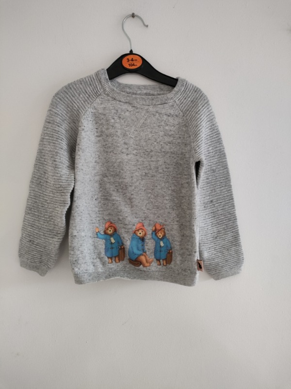 3-4 M&s Paddington Jumper - Kids 2 Kids Preloved Childrens Clothes