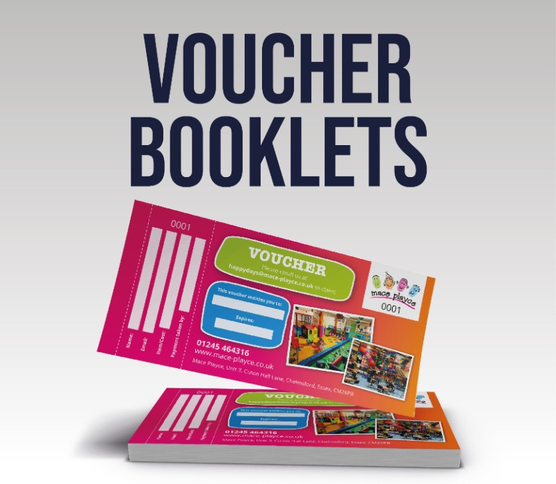Dl Gift Voucher Booklets Business cards, leaflets, pop up banners, pvc
