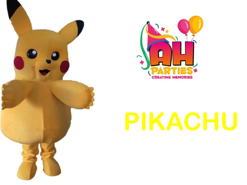 Pikachu Mascot - AH Parties Pikachu Mascot - AH Parties