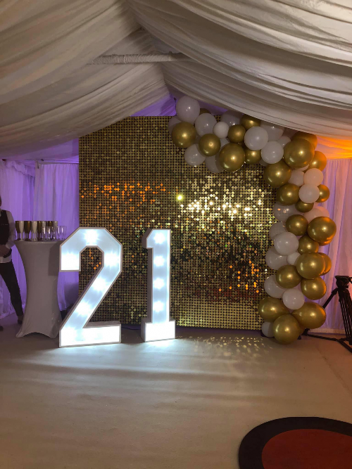 Sequin Walls Deluxe Flower Walls