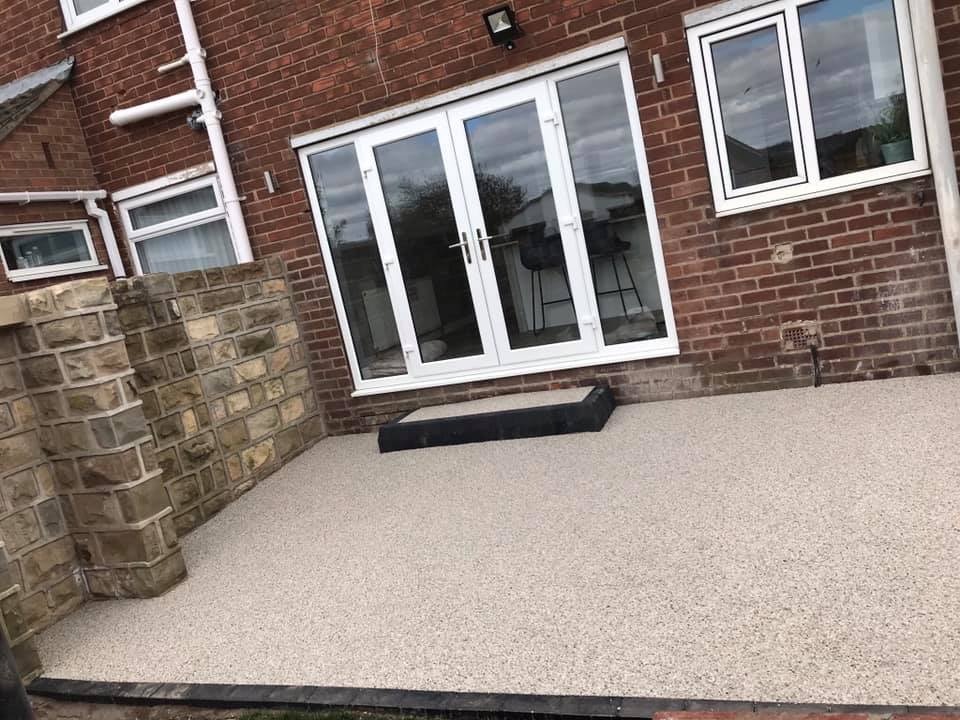 Resin Bound Patio Install In Bolton On Dearne