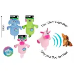 Smart Choice Plush Ultrasonic Dog Toy With Silent Squeaker