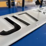 New Style Recessed Road Legal Car Number Plates