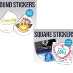 Round Or Square Stickers