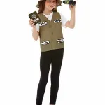 Kids Explorer Unisex (hat Waistcoat Binoculars Passport And Badges)