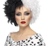 Evil Madame Wig Black And White