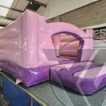 12ft X 14ft Pink And Purple V Front Arch Bouncer