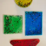 Sensory Glitter Shapes