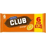 Mcvities Club Orange 6 X 22g (132g)