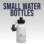 Small Personalised Water Bottles - White