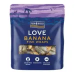 Fish 4 Dogs 100g Banana Fish Wraps