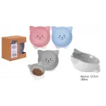 Smart Choice Ceramic Cat Face Feeding Bowl