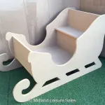 Santa Sleigh Wooden Display Prop