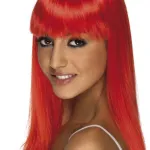 Glamourama Neon Red Wig