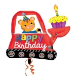 Happy Birthday Digger & Cupcake Supershape