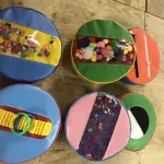 Quality Sensory Soft Play Circles 12inch X 3inch - Set Of 4 - Mixed Designs