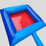 Inflatable Single Rim Ball Pool 7ft X 7ft - Red And Blue