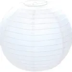 12 Inch Paper Lanterns - Pack Of 12 In One Colour