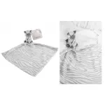 Hugs And Kisses Zebra Comforter