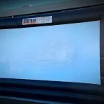 Massive 200 Inch Cinema Screen