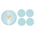 Bello Coloured 4 Pack Plates