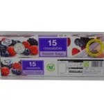 15 Pack Resealable Freezer Bags