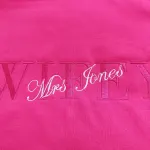 Ladies Wifey Embroidered Sweater